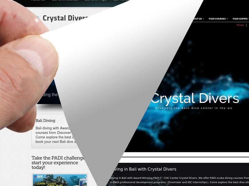 New Diving In Bali Website
